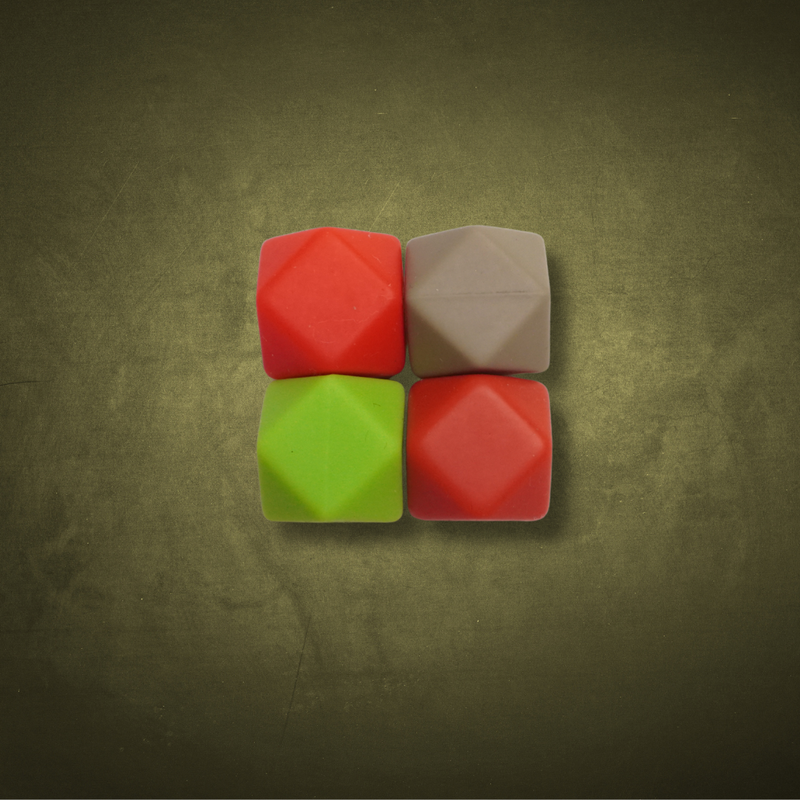 Christmas Hexagonal Tip Topper Set for Knitting Needles