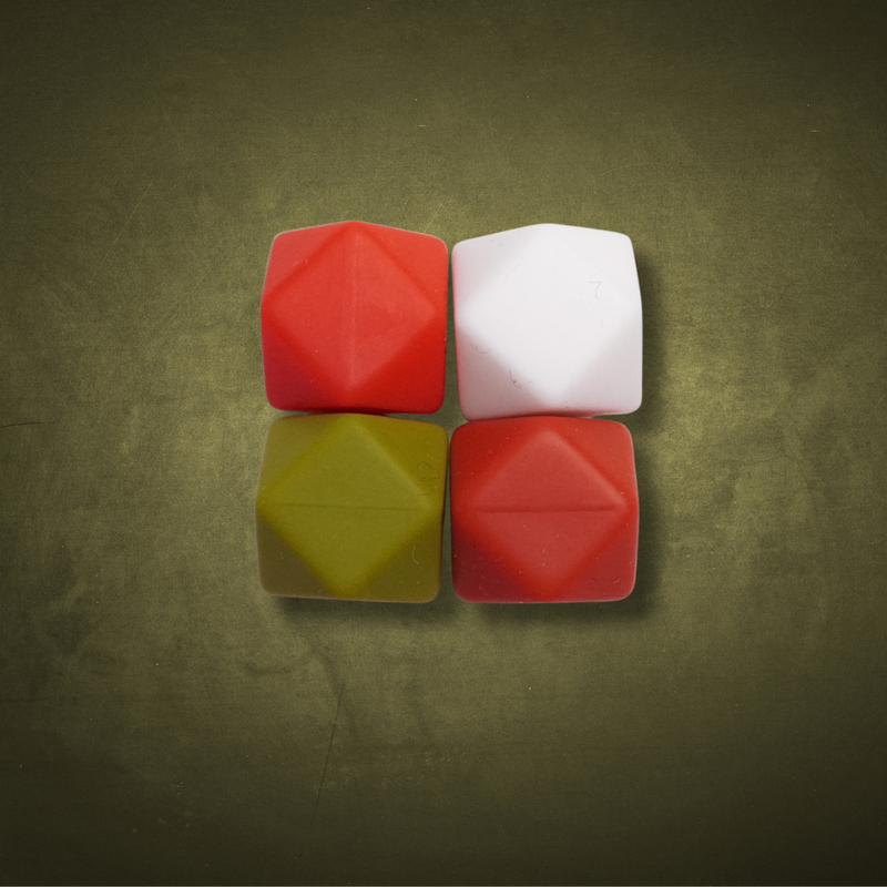 Christmas Hexagonal Tip Topper Set for Knitting Needles