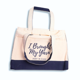 "I Brought My Yarn" Canvas Bag