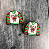 Christmas Sweaters Tip Topper Set for Knitting Needles