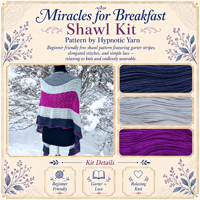Miracles for Breakfast Shawl Kits