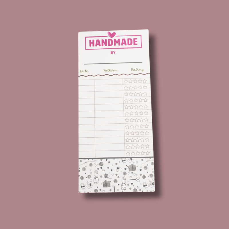 Yarnable Progress Tracker - Pink