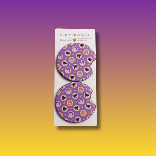 Halloween Car Coasters