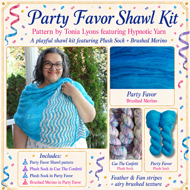 Party Favor Shawl Set | Cue The Confetti + Party Favor