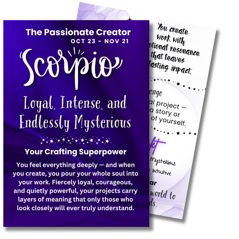 Zodiac Scorpio PREORDER