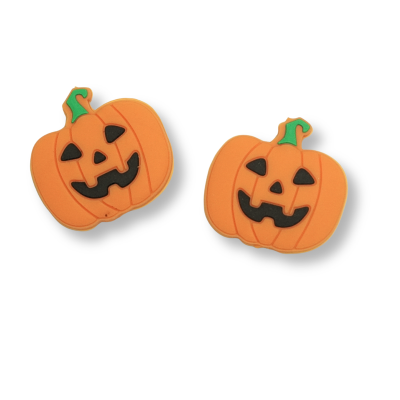 Halloween Jack-O-Lantern Tip Topper Set for Knitting Needles