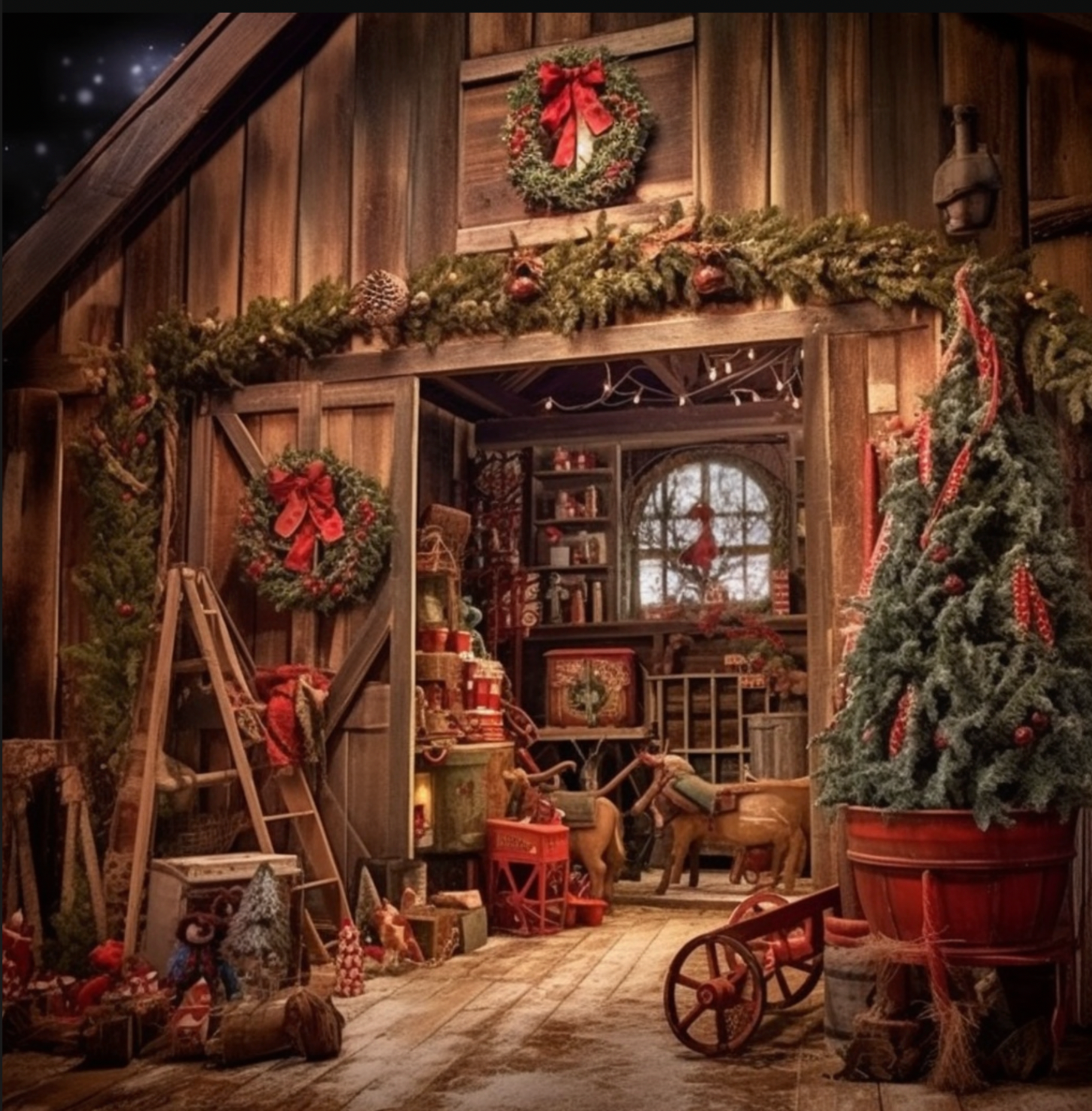 Christmas Eve Cast On Box | Warm Country Christmas