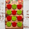 Red and Green Apple Clips