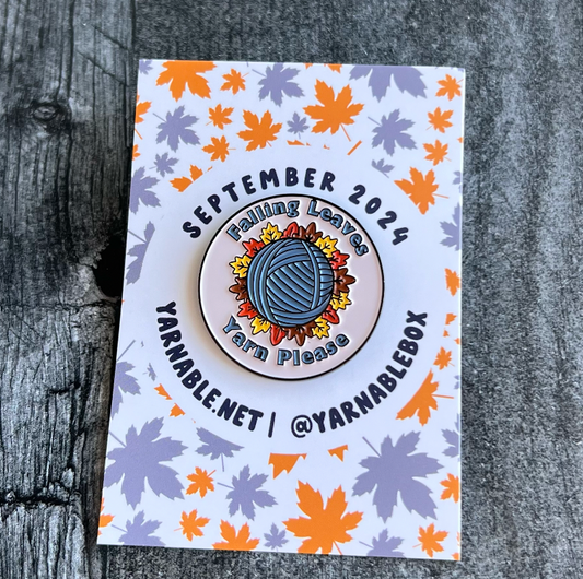 Falling Leave Enamel Pin