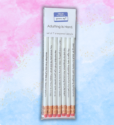 Adulting Pencil Set