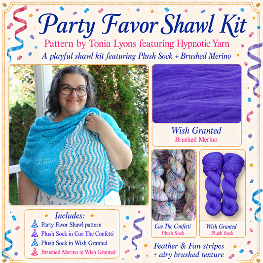 Party Favor Shawl Set | Cue The Confetti + Wish Granted
