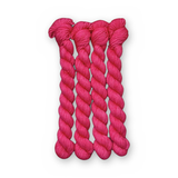 All Too Well Color Bar Plush Sock fingering weight yarn, 20g mini skein