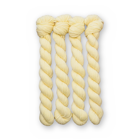 Chateau Color Bar Plush Sock fingering weight yarn, 20g mini skein shown for color