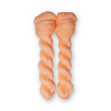 Creamsicle Color Bar Plush Sock fingering weight yarn, 50g skein