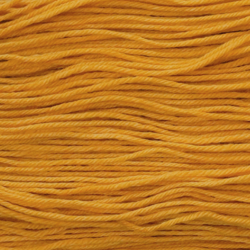 Desert Gold Color Bar Plush DK weight yarn, close-up of the color