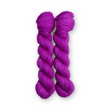 Dragon Fruit Color Bar Plush DK weight yarn, 50g skein