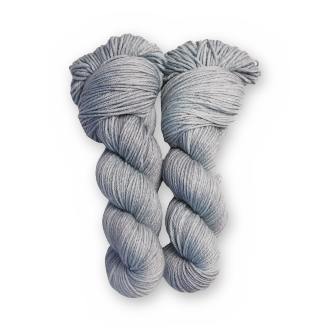 Fresh Outta Clucks DK Sock Set main color: Fresh Outta Clucks Color Bar Plush DK weight yarn, 100g skein