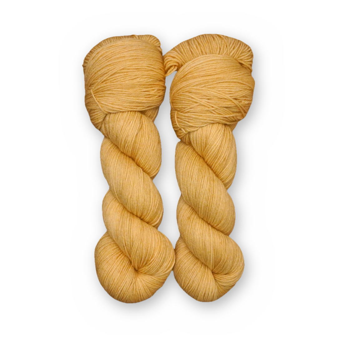 Honeycomb Sock Set main color: Honeycomb Color Bar Plush Sock fingering weight yarn, 100g skein