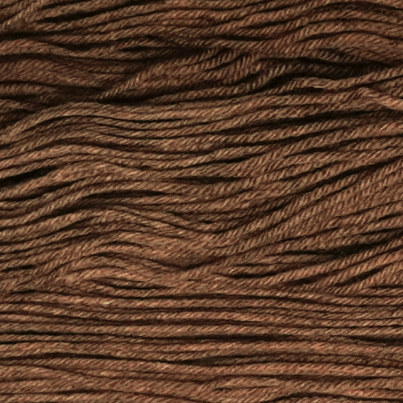 Hot Cocoa Color Bar Plush DK weight yarn, close-up of the color