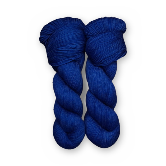 Huckleberry Color Bar Plush Sock fingering weight yarn, 100g skein