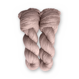Iced Latte Color Bar Plush Sock fingering weight yarn, 100g skein