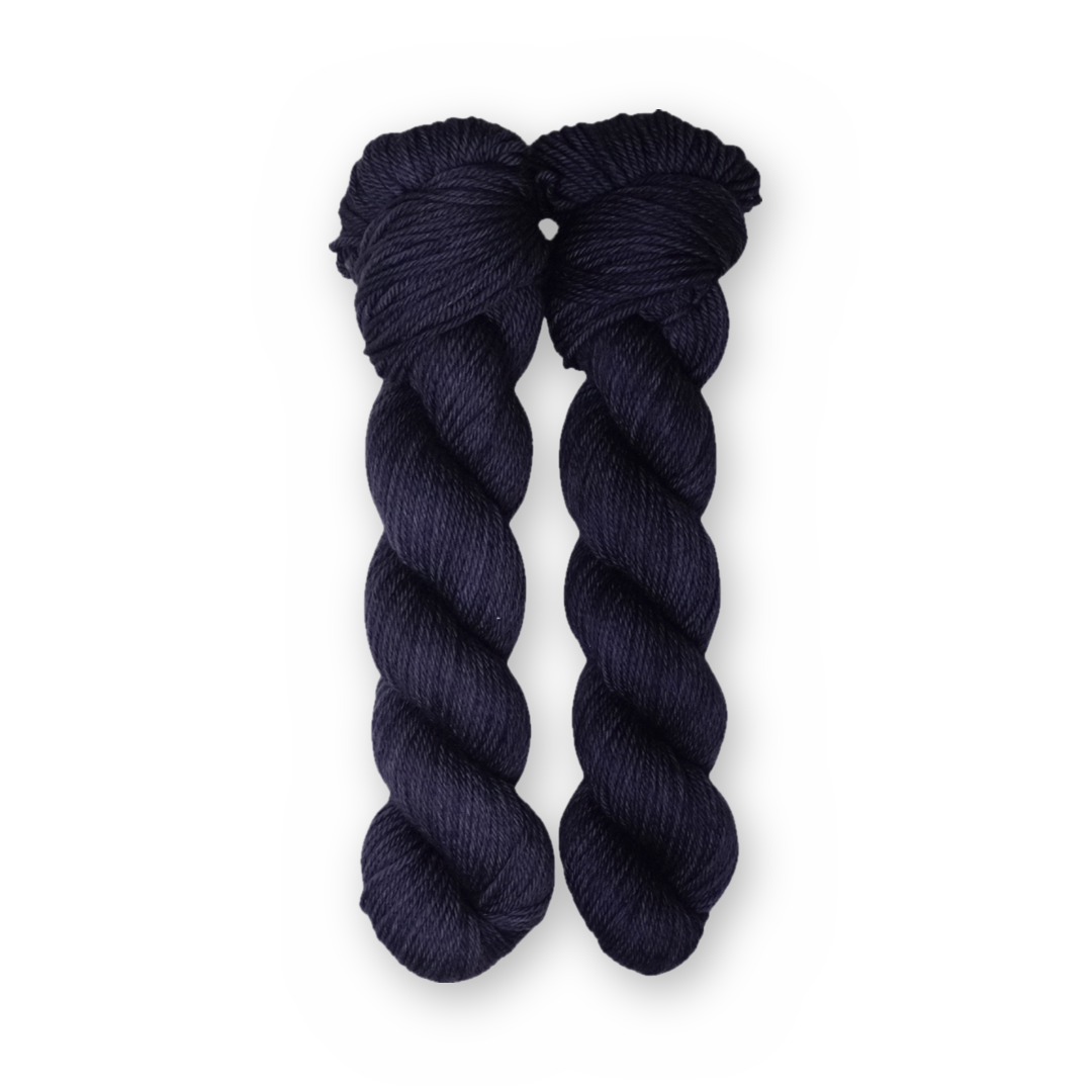 Inkwell DK Color Quartet main color: Inkwell Color Bar Plush DK weight yarn, 50g skein