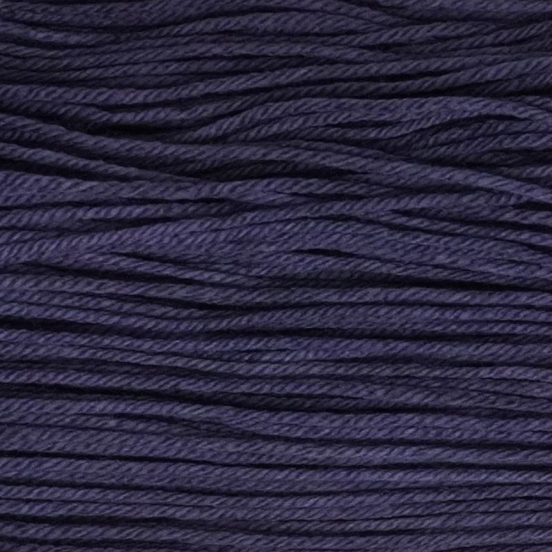 Inkwell Color Bar Plush DK weight yarn, close-up of the color