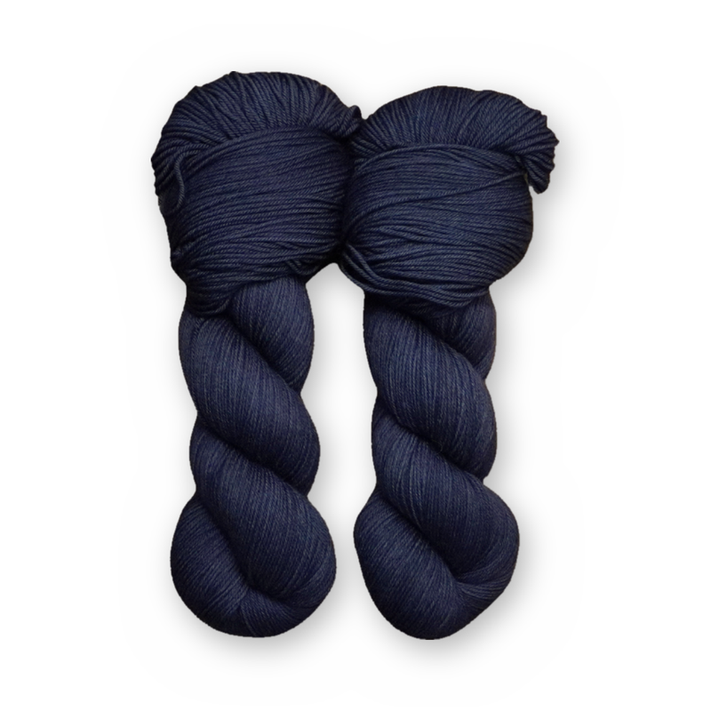 Inkwell Color Bar Plush Sock fingering weight yarn, 100g skein