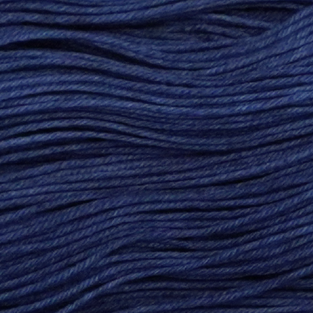 Inkwell Color Bar Plush Sock fingering weight yarn, close-up of the color