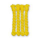 Lemon Color Bar Plush Sock fingering weight yarn, 20g mini skein