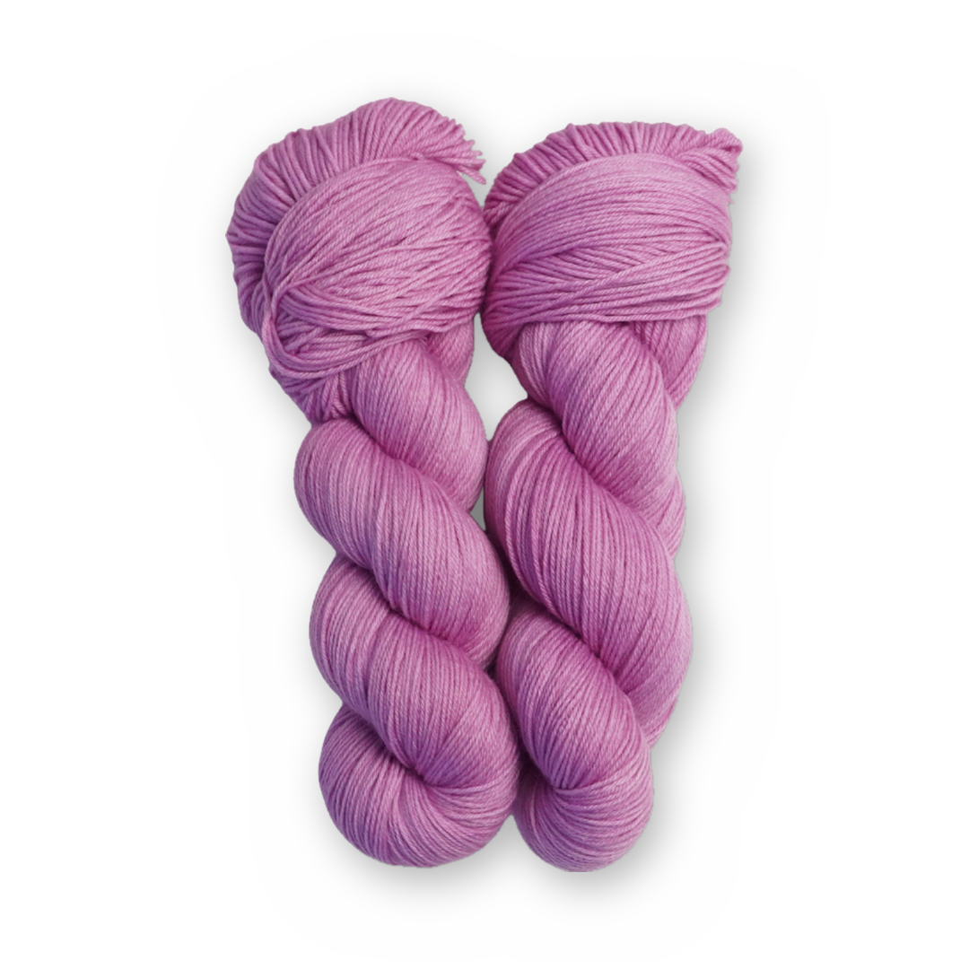 Love Struck Sock Set main color: Love Struck Color Bar Plush Sock fingering weight yarn, 100g skein
