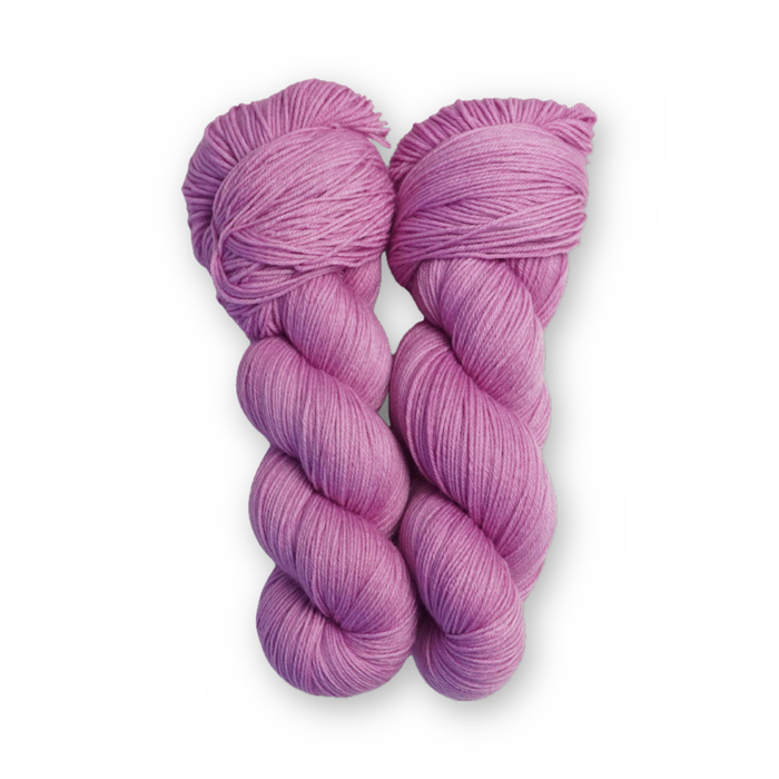 Love Struck Sock Set main color: Love Struck Color Bar Plush Sock fingering weight yarn, 100g skein