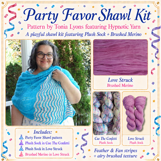 Party Favor Shawl Set | Cue The Confetti + Love Struck