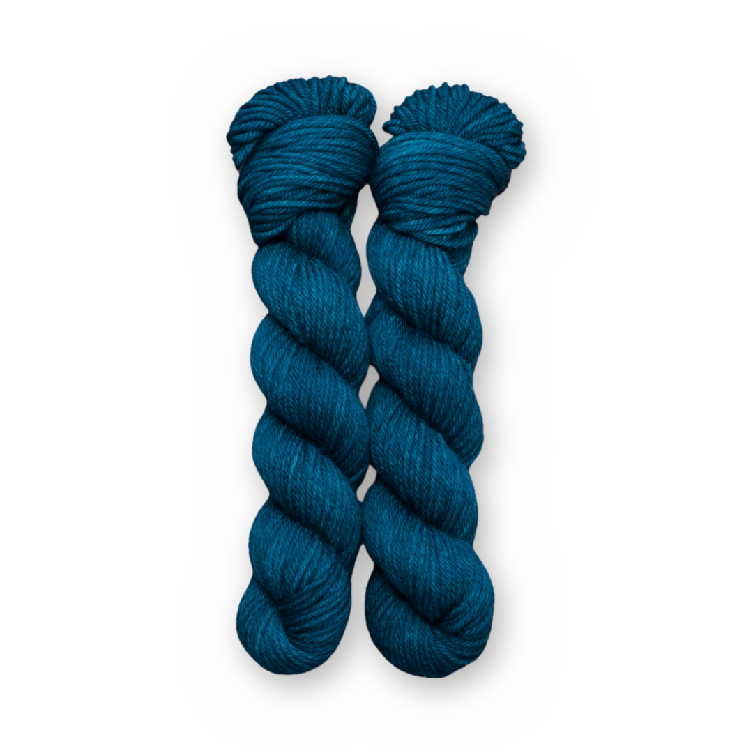 Memoir Color Bar Plush DK weight yarn, 50g skein shown for color