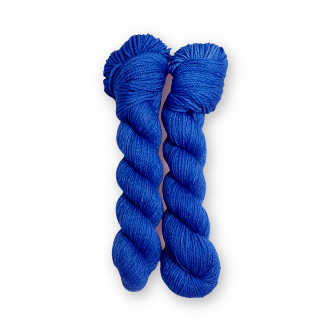 Midnight Flutter DK Color Quartet main color: Midnight Flutter Color Bar Plush DK weight yarn, 50g skein