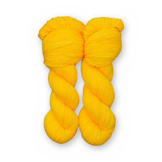Oh My Gourd Color Bar Plush DK weight yarn, 100g skein