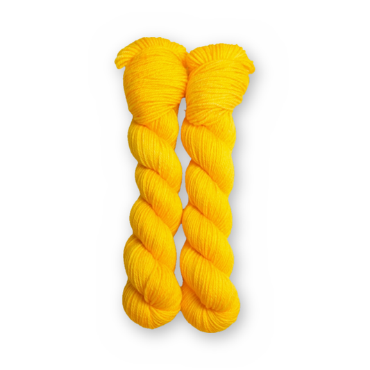 Oh My Gourd DK Color Quartet main color: Oh My Gourd Color Bar Plush DK weight yarn, 50g skein