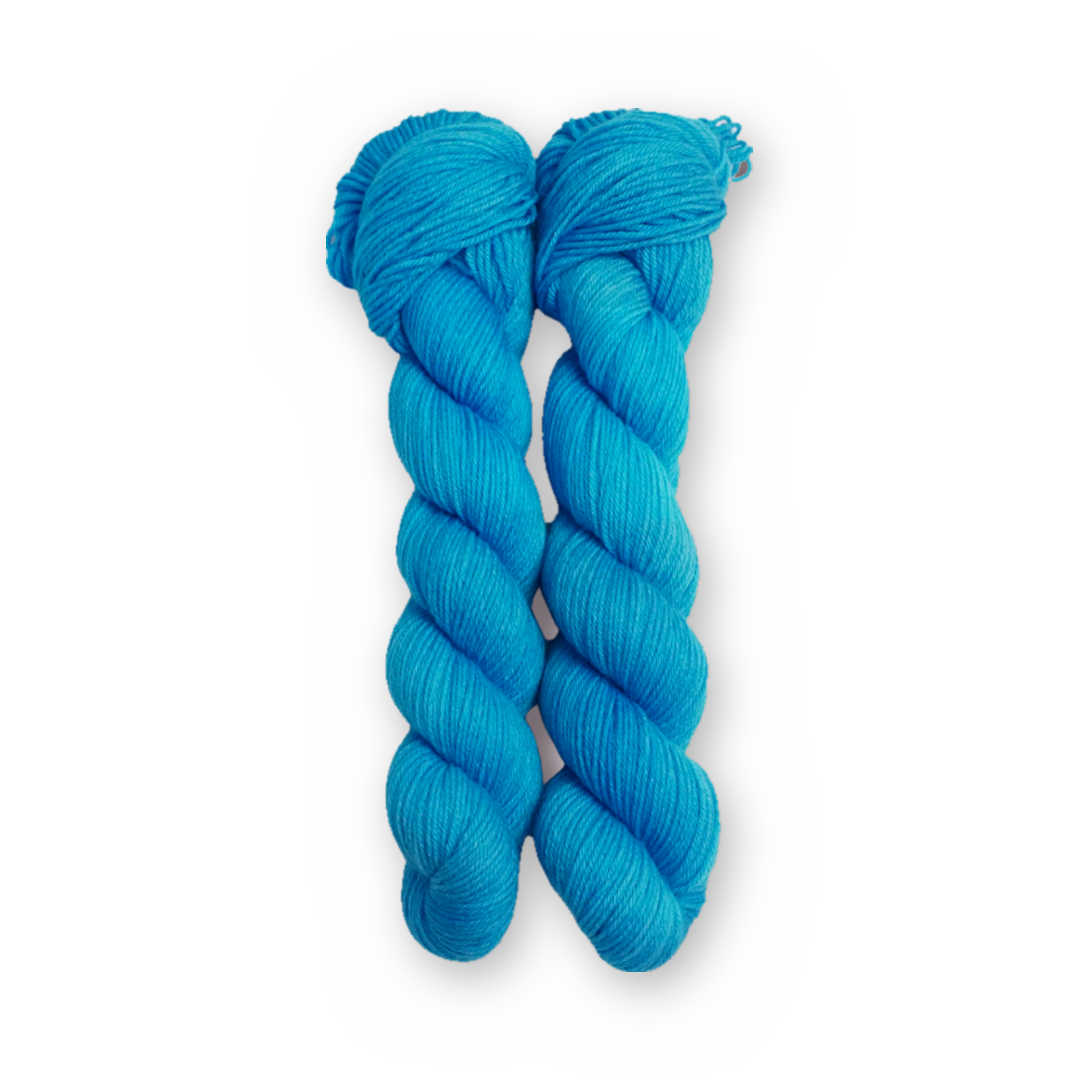 Party Favor Color Bar Plush Sock fingering weight yarn, 50g skein shown for color