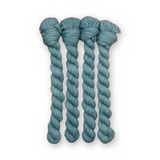Patina Color Bar Plush Sock fingering weight yarn, 20g mini skein