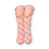 Peaches Color Bar Plush DK weight yarn, 50g skein