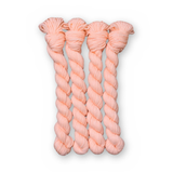 Peaches Color Bar Plush DK weight yarn, 20g mini skein