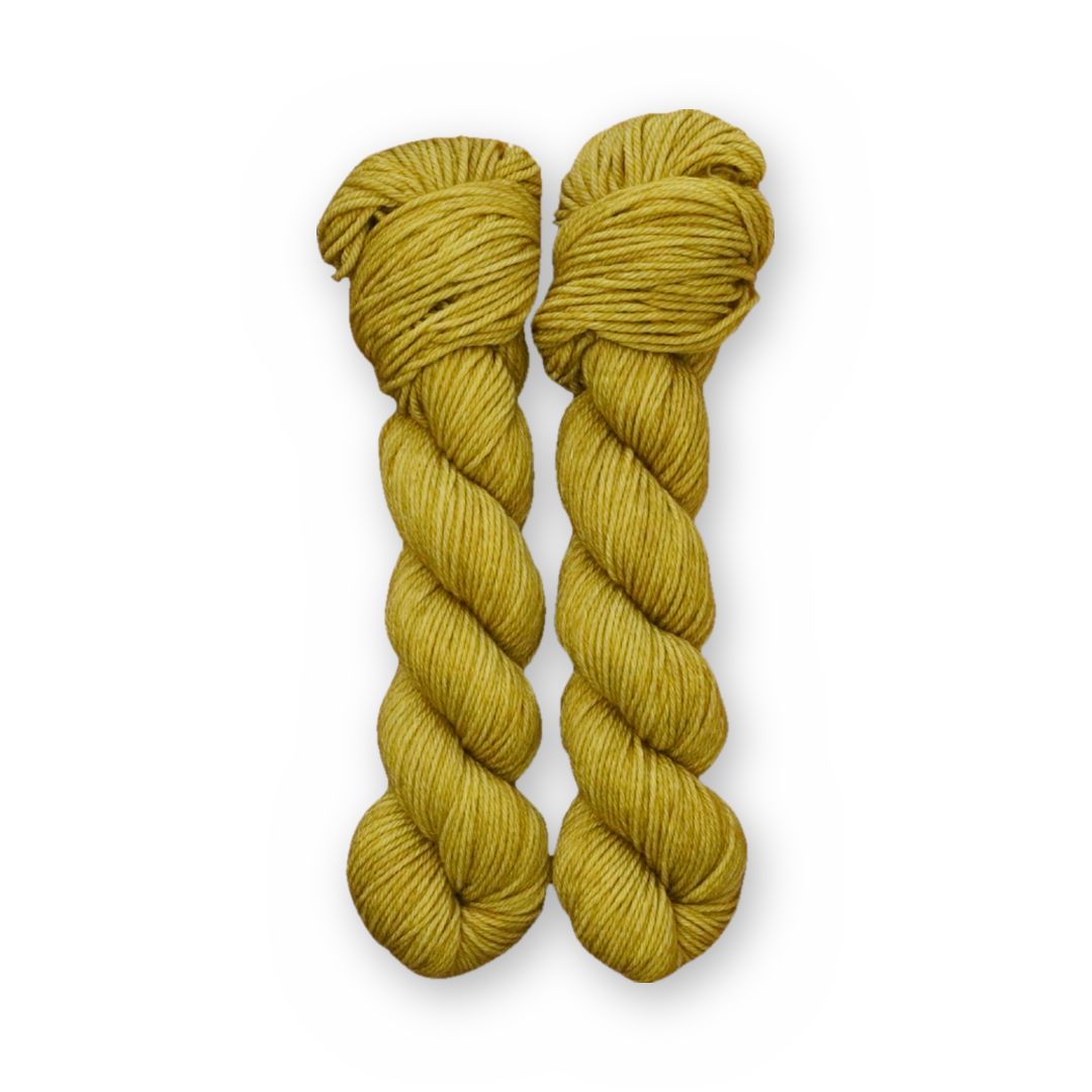 Pressed Olive DK Color Quartet main color: Pressed Olive Color Bar Plush DK weight yarn, 50g skein
