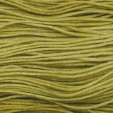 Pressed Olive Color Bar Plush Sock fingering weight yarn, close-up of the color