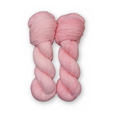 Pressed Petal Color Bar Plush Sock fingering weight yarn, 100g skein
