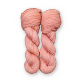 Rose Clay Color Bar Plush Sock fingering weight yarn, 100g skein
