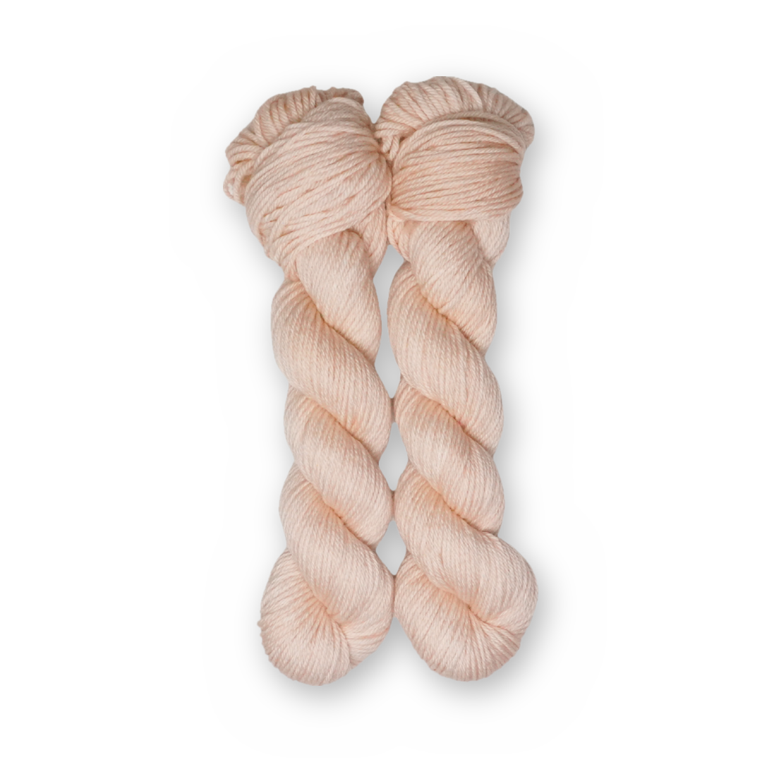 Shortbread DK Color Quartet main color: Shortbread Color Bar Plush DK weight yarn, 50g skein