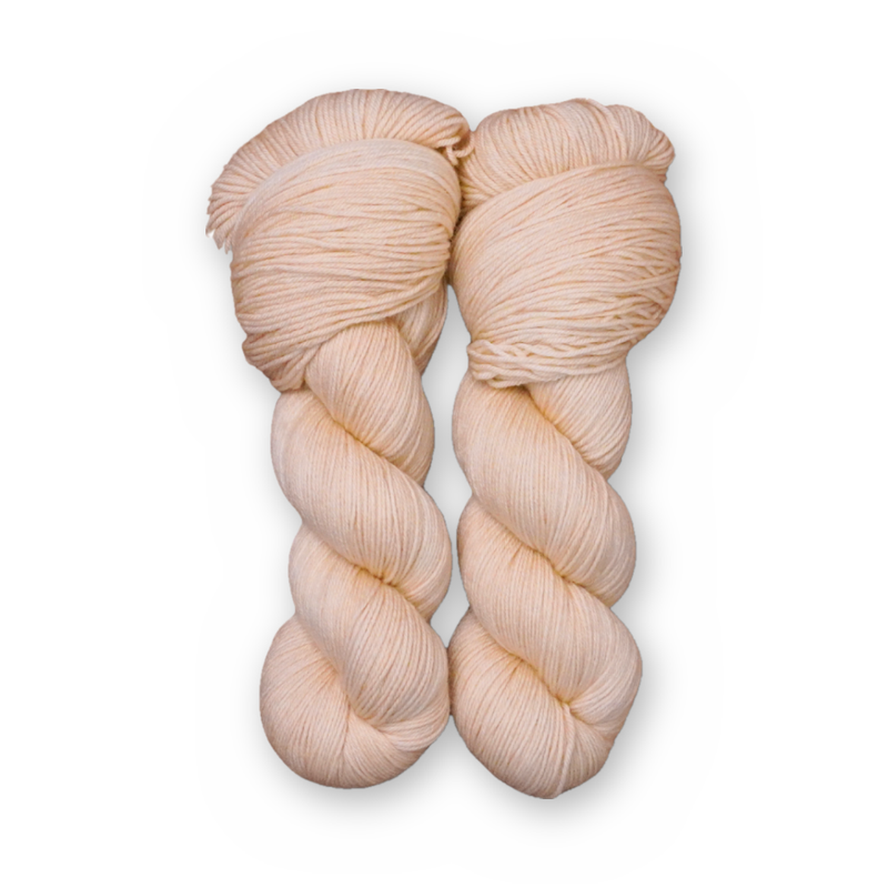Shortbread Color Bar Plush Sock fingering weight yarn, 100g skein