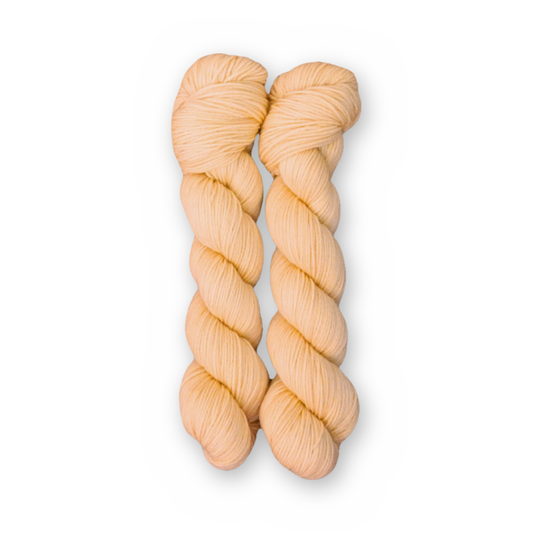 Soft Spoken Color Bar Plush Sock fingering weight yarn, 50g skein shown for color