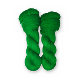 Sour Apple Color Bar Plush DK weight yarn, 100g skein
