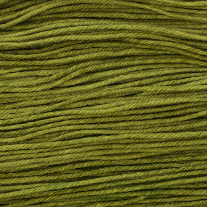 Spruce the Juice Color Bar Plush DK weight yarn, close-up of the color
